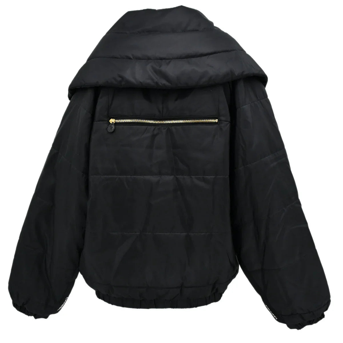 Chanel Zip Up Jacket Black #42