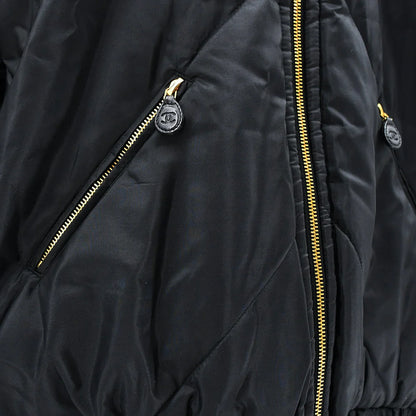 Chanel Zip Up Jacket Black #42