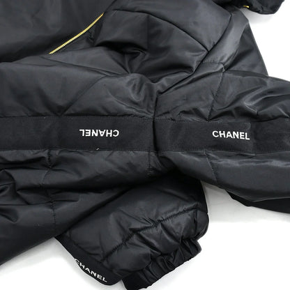 Chanel Zip Up Jacket Black #42