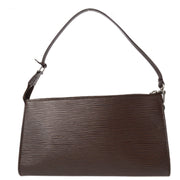 Louis Vuitton 2001 Brown Epi Pochette Accessoires Pouch Handbag M5294D