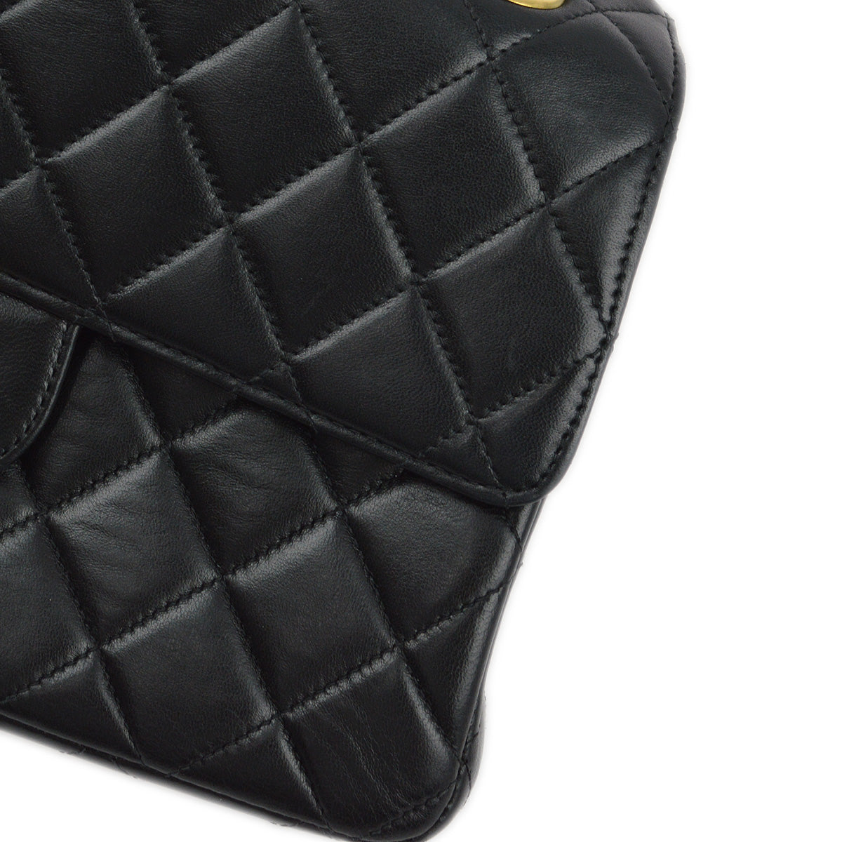 Chanel 1994-1996 Black Lambskin Double Sided Classic Flap