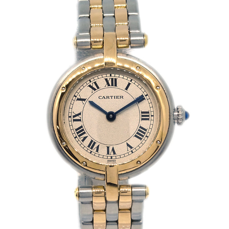 Cartier Panthere Vendome SM Watch 18KYG SS Ref.W25030B6