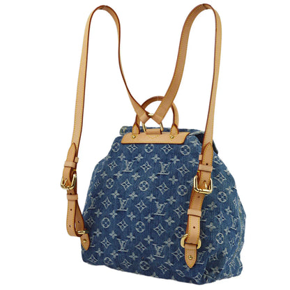 Louis Vuitton 2006 Blue Monogram Denim Sac a Dos GM Backpack M95056