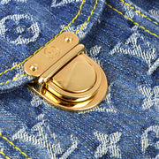 Louis Vuitton 2006 Blue Monogram Denim Sac a Dos GM Backpack M95056