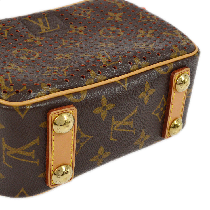 Louis Vuitton 2006 Monogram Perfo Mini Trocadero Shoulder Bag M95177