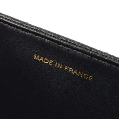 Chanel 1997-1999 Black Caviar Jumbo Classic Flap Shoulder Bag