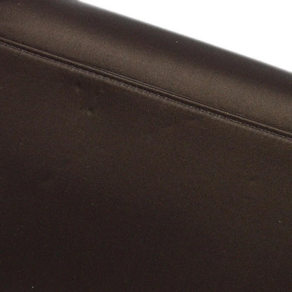 Chanel 1997-1999 Brown Satin Mademoiselle Lock Shoulder Bag