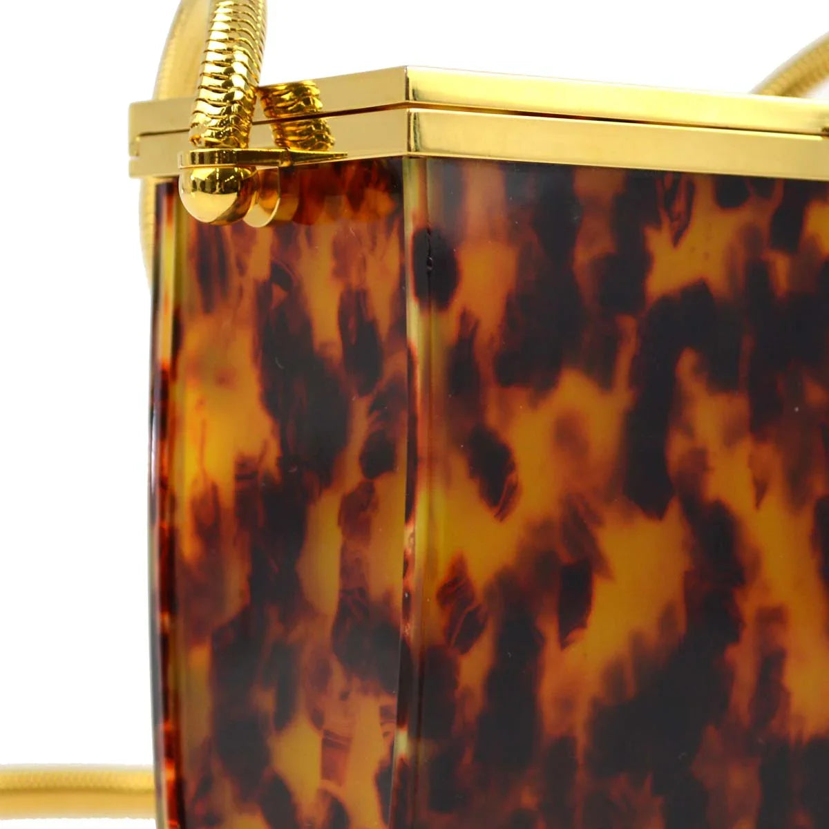 Chanel * Brown Acrylic Shoulder Bag 97P