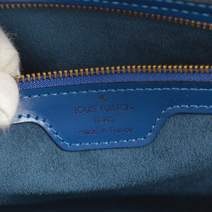 Louis Vuitton 1999 Blue Epi Lussac Shoulder Bag M52285