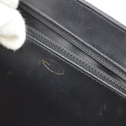 Chanel 1994-1996 Black Caviar Vanity 2way Shoulder Handbag