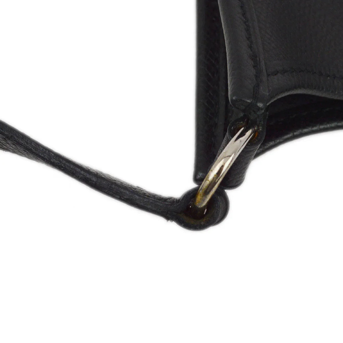 Hermes 2004 Black Epsom Evelyne TPM Shoulder Bag