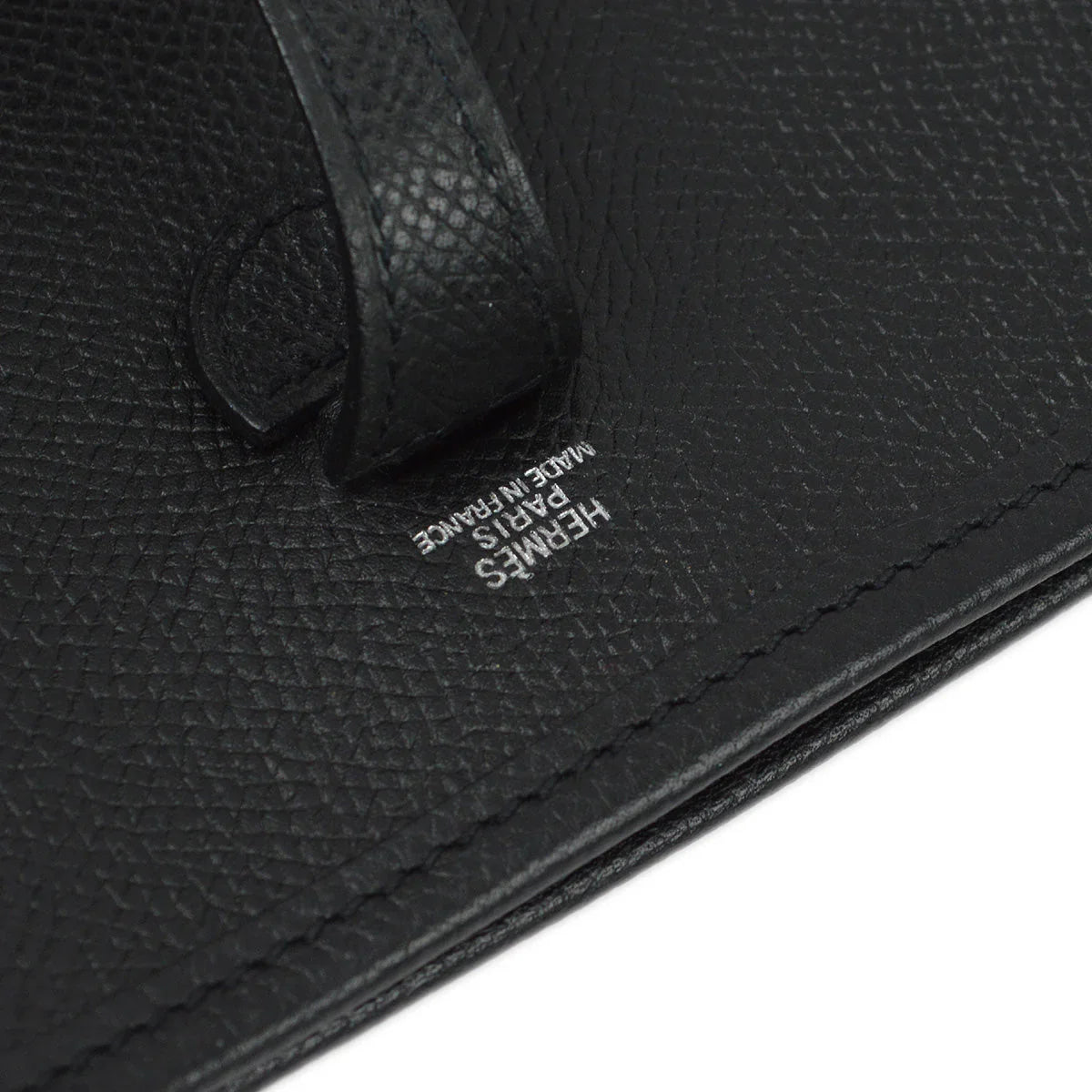 Hermes 2004 Black Epsom Evelyne TPM Shoulder Bag