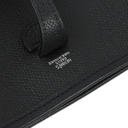 Hermes 2004 Black Epsom Evelyne TPM Shoulder Bag