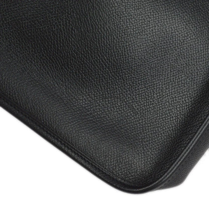 Hermes 2004 Black Epsom Evelyne TPM Shoulder Bag