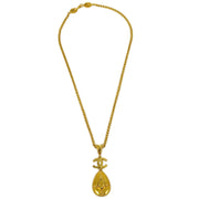 Chanel Gold Pendant Necklace 96A