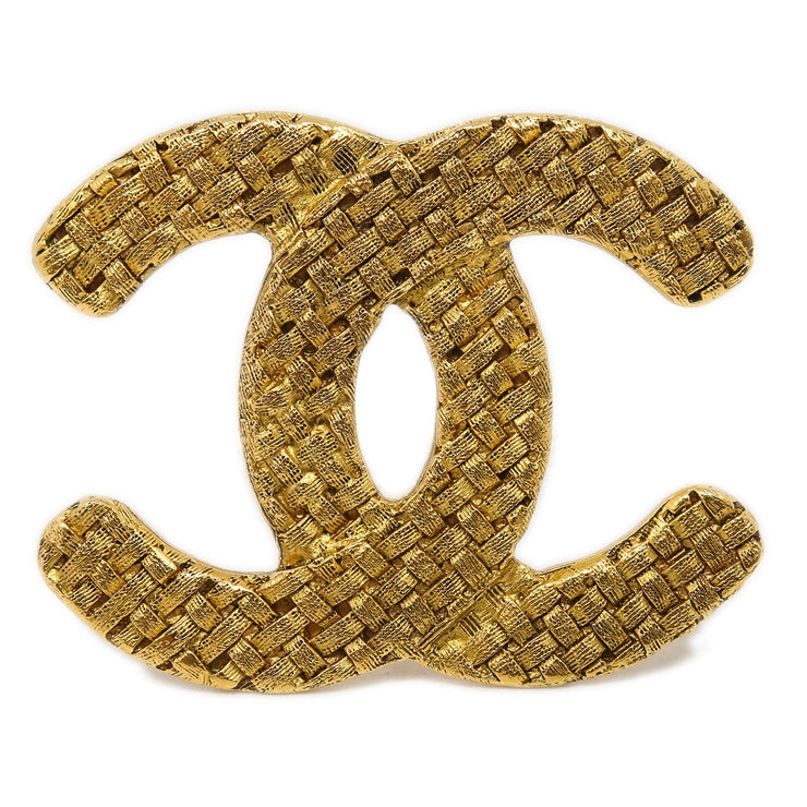 Chanel CC Brooch Pin Gold 29/1262