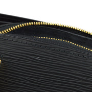 Louis Vuitton 2003 Black Epi Pont Neuf Handbag M52052