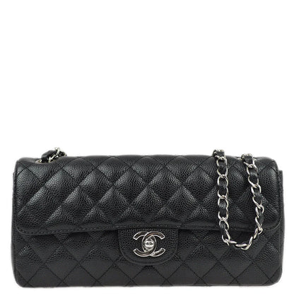 Chanel * 2006-2008 Black Caviar East West Shoulder Bag
