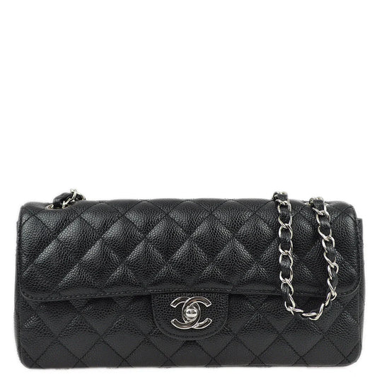 Chanel * 2006-2008 Black Caviar East West Shoulder Bag