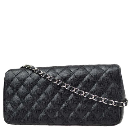Chanel * 2006-2008 Black Caviar East West Shoulder Bag