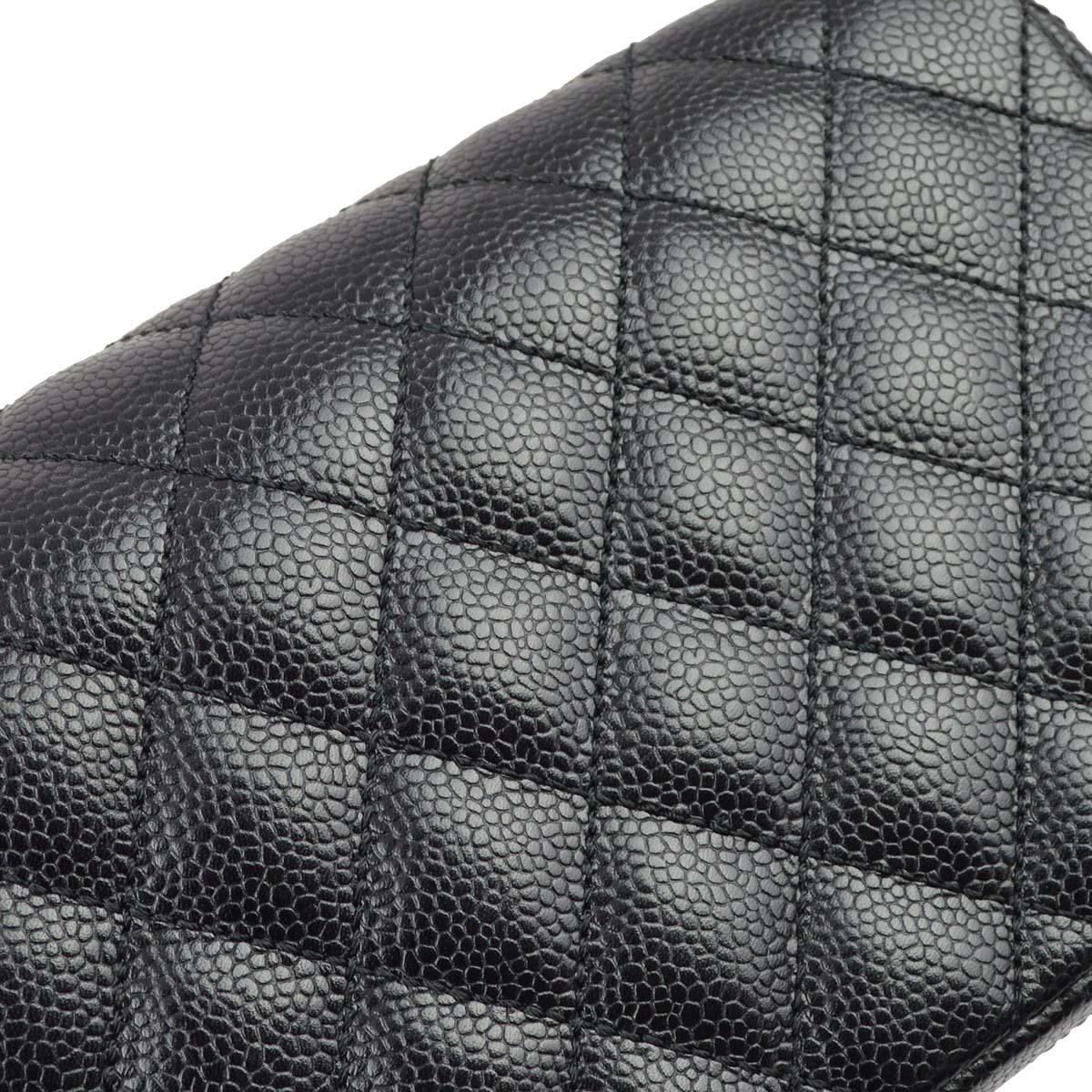 Chanel * 2006-2008 Black Caviar East West Shoulder Bag