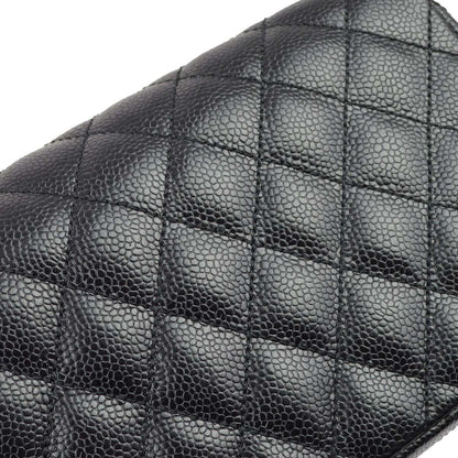 Chanel * 2006-2008 Black Caviar East West Shoulder Bag