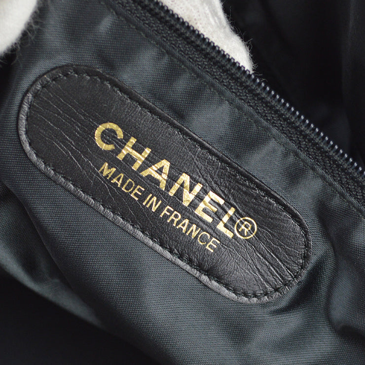 Chanel Black Caviar 2way Duffle Handbag