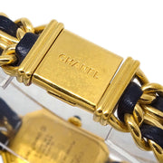 Chanel Premiere Watch Gold Black #XL