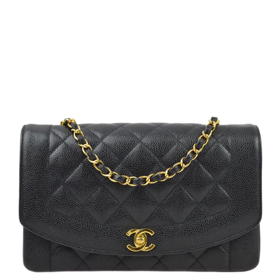 Chanel caviar diana bag sale