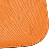 Louis Vuitton 2003 Orange Epi Pochette Demi-lune Handbag M5262H