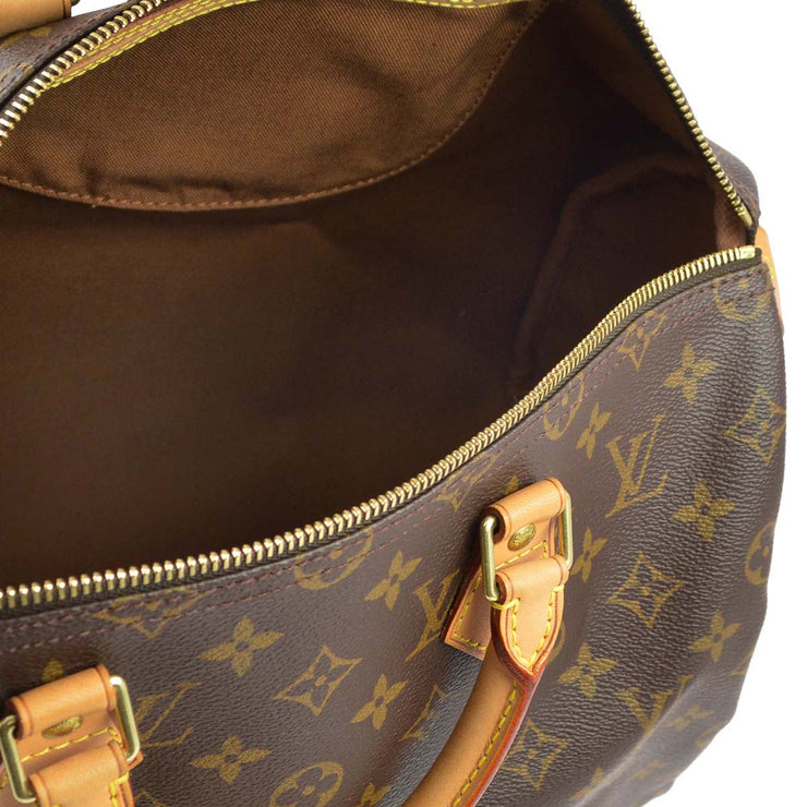 Louis Vuitton 2001 Monogram Speedy 35 Handbag M41524