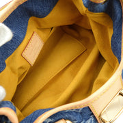 Louis Vuitton 2005 Blue Monogram Denim Pleaty Handbag M95020