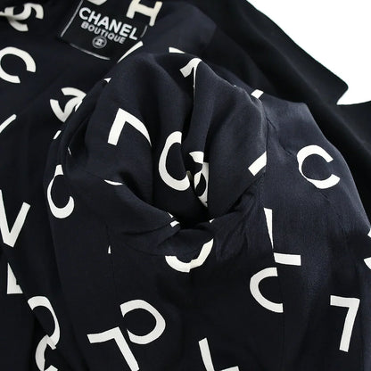 Chanel Single Breasted Jacket Black