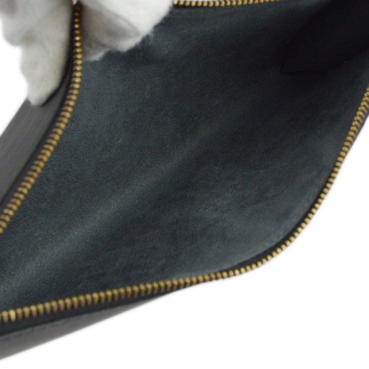 Louis Vuitton 2001 Black Epi Pochette Accessoires Pouch Handbag M52982
