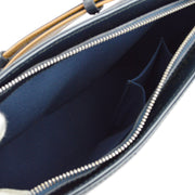 Louis Vuitton 2002 Blue Monogram Mat Alston Shoulder Bag M55125
