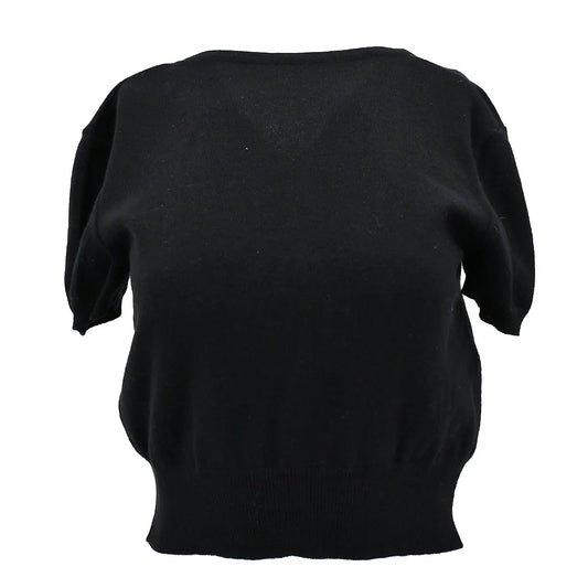 Chanel Sweater Black 95A #42