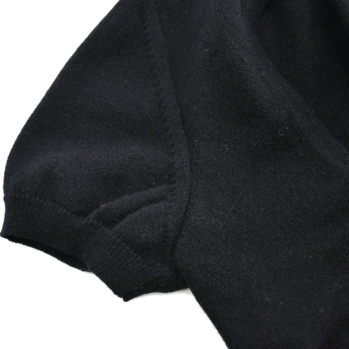Chanel Sweater Black 95A #42