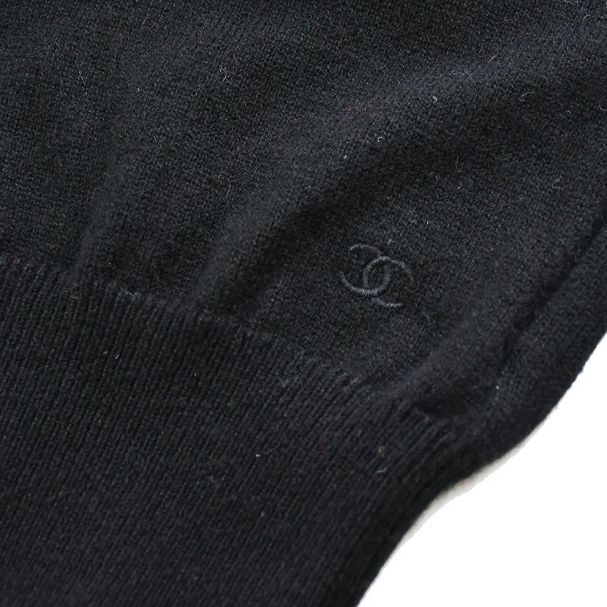 Chanel Sweater Black 95A #42