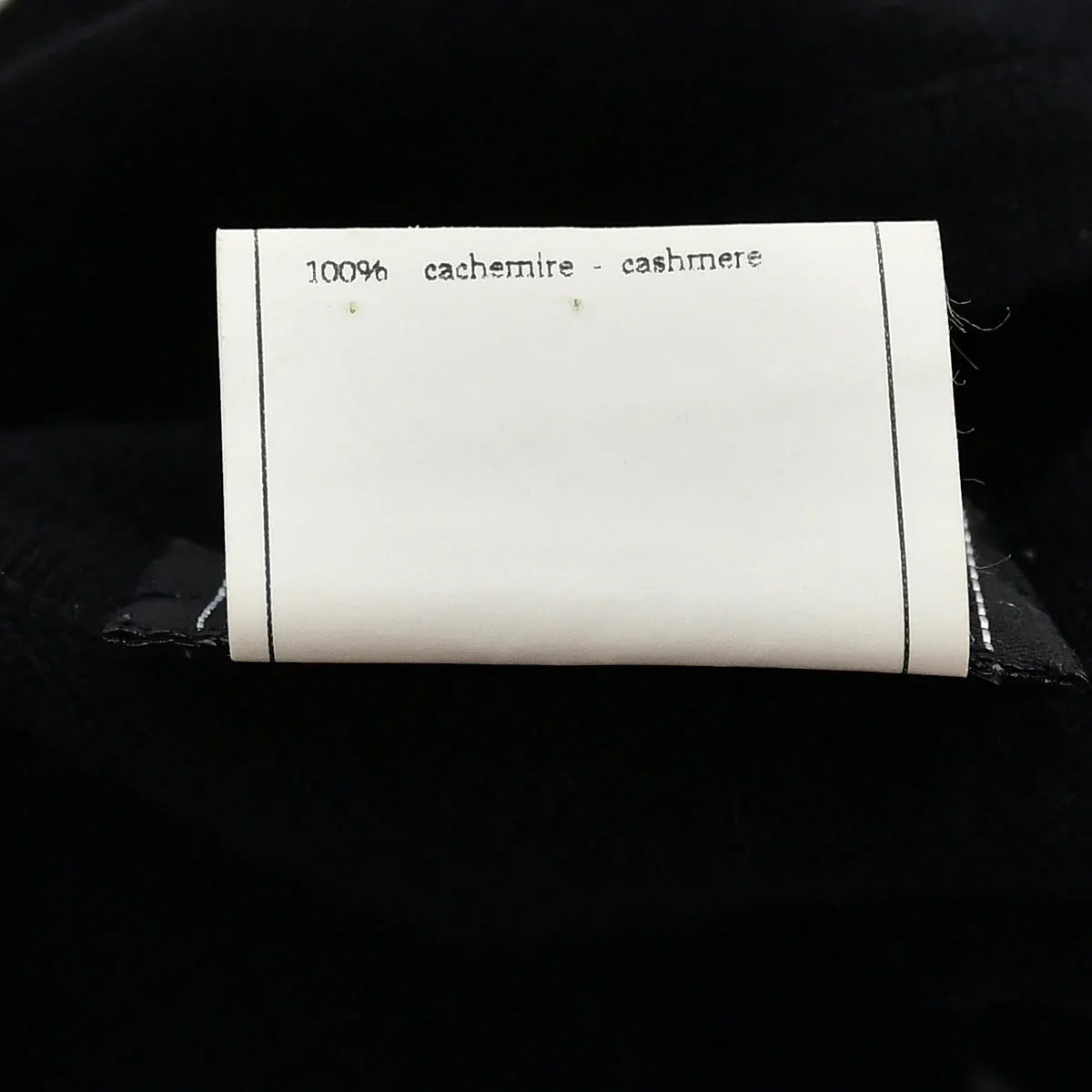 Chanel Sweater Black 95A #42