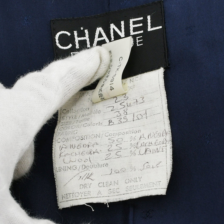 Chanel Coat Navy 23 #38