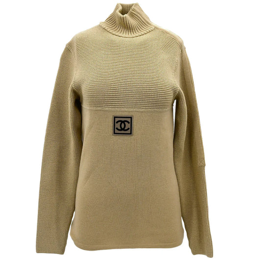 Chanel Sport Line Sweater Beige 02A #38