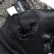 Chanel Double Breasted Jacket Black 03A #38