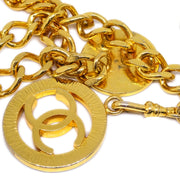 Chanel Medallion Chain Belt Gold 1984 Small Good