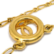 Chanel Medallion Pendant Necklace Gold 1983