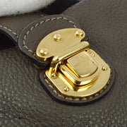 Louis Vuitton 2008 Gray Monogram Mahina L Tote Handbag M95767