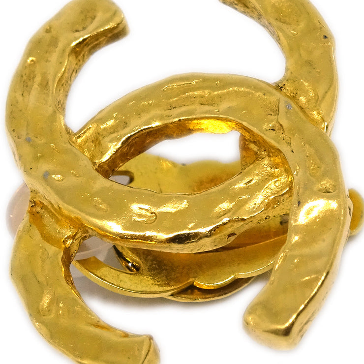 Chanel Gold CC Earrings Clip-On
