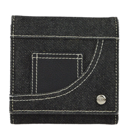 Christian Dior 2001 Indigo Denim Wallet Purse