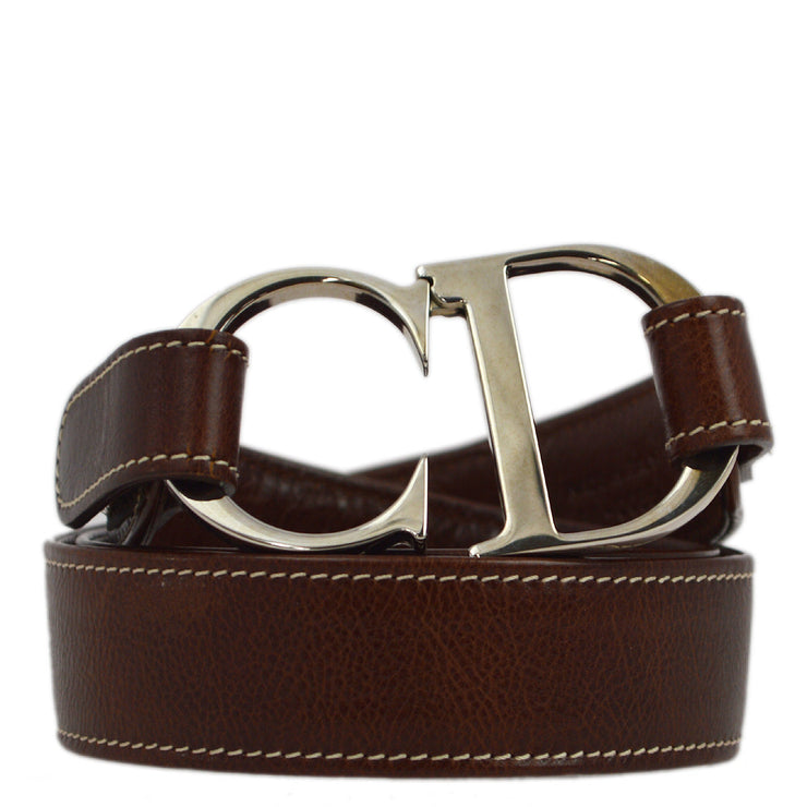 Christian Dior Brown Belt #85 Small Good
