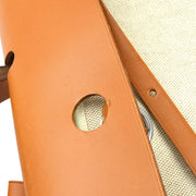 Hermes 1999 Natural Toile H Herbag MM 2 in 1 2way Shoulder Handbag