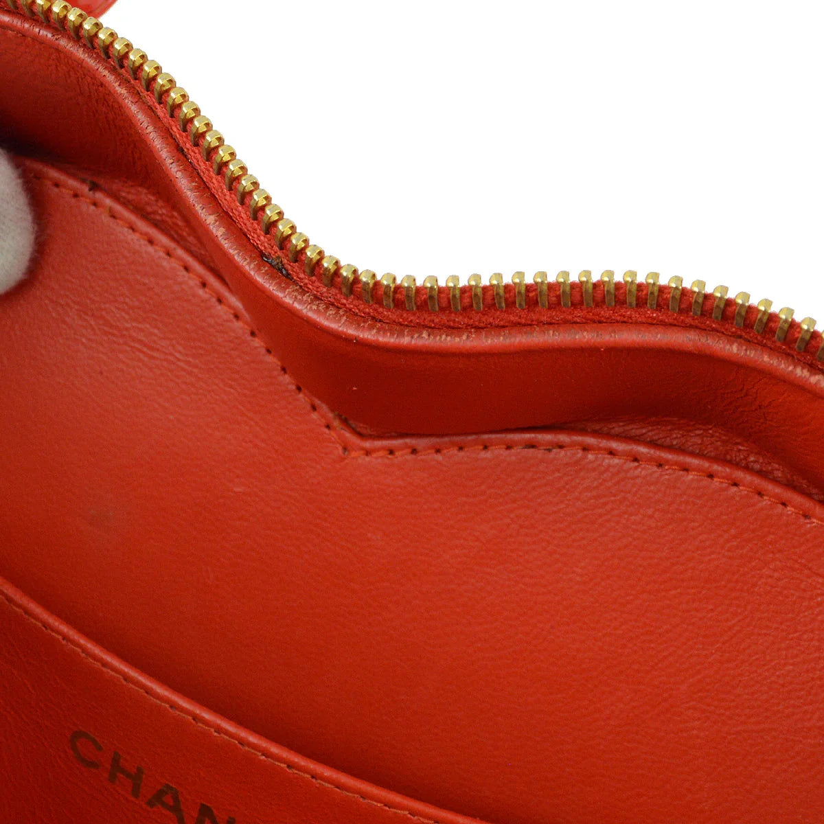 Chanel 1994-1996 Red Heart Vanity Handbag